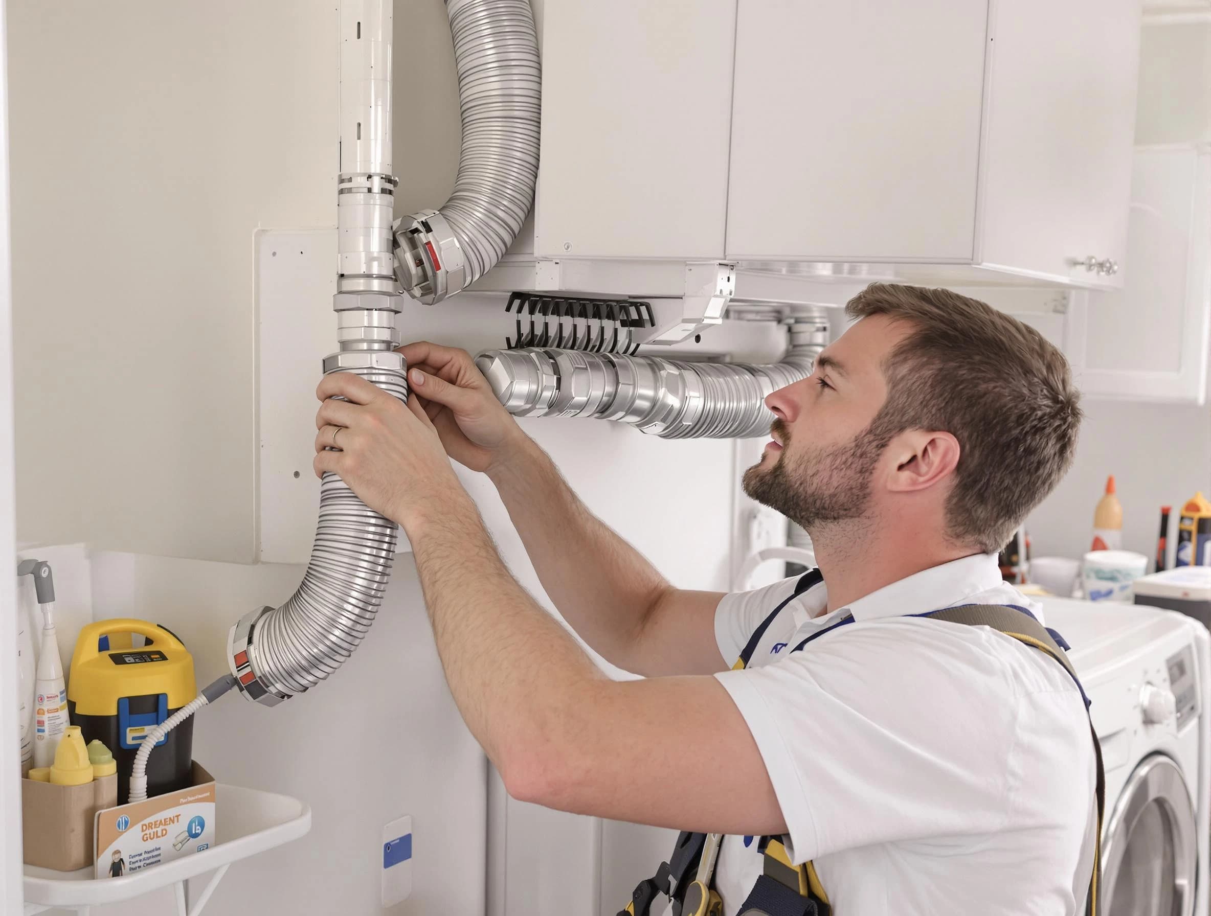 Professional dryer vent repair and installation by Taunton Dryer Vent Cleaning in Taunton