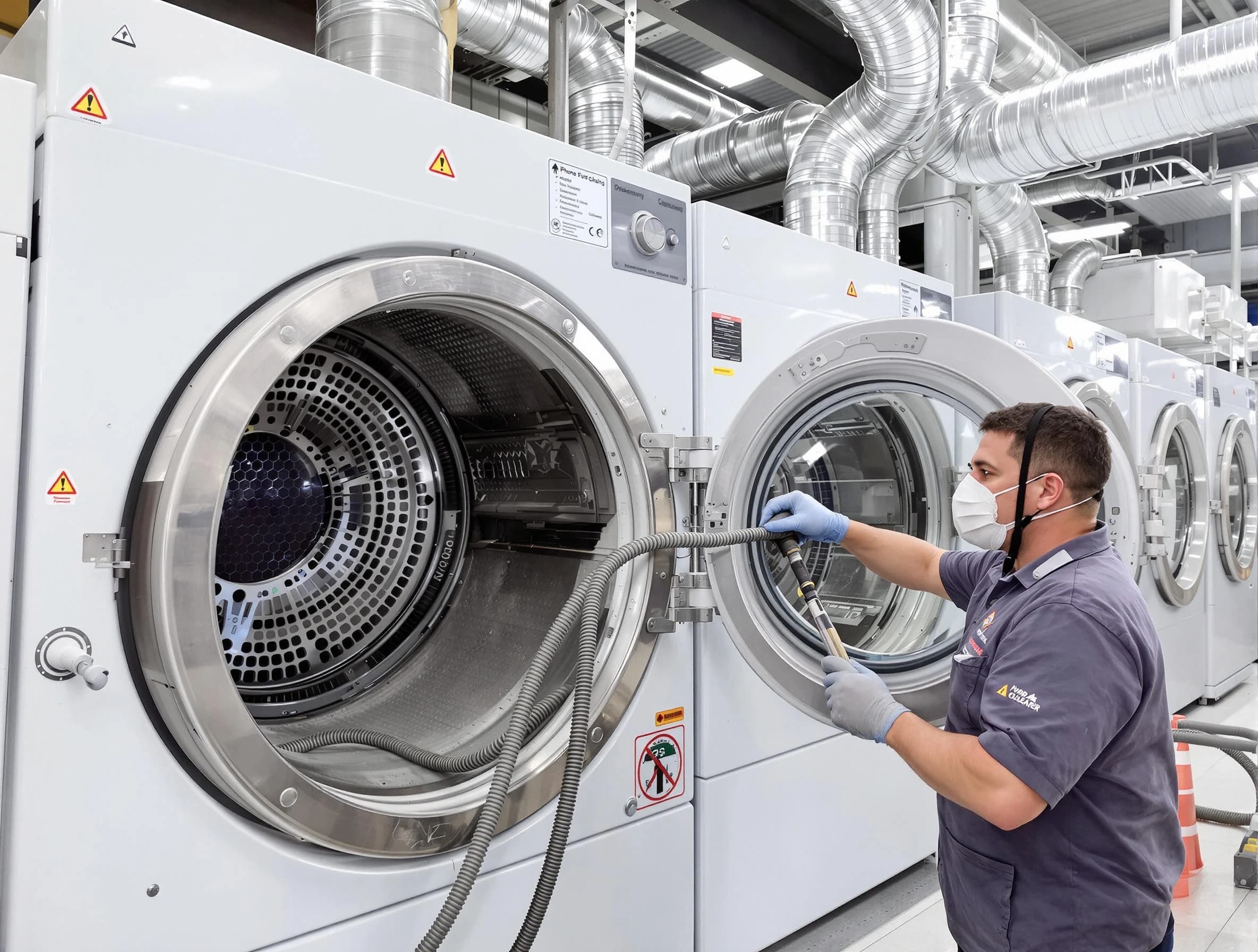 Industrial-grade dryer vent cleaning by Taunton Dryer Vent Cleaning in Taunton