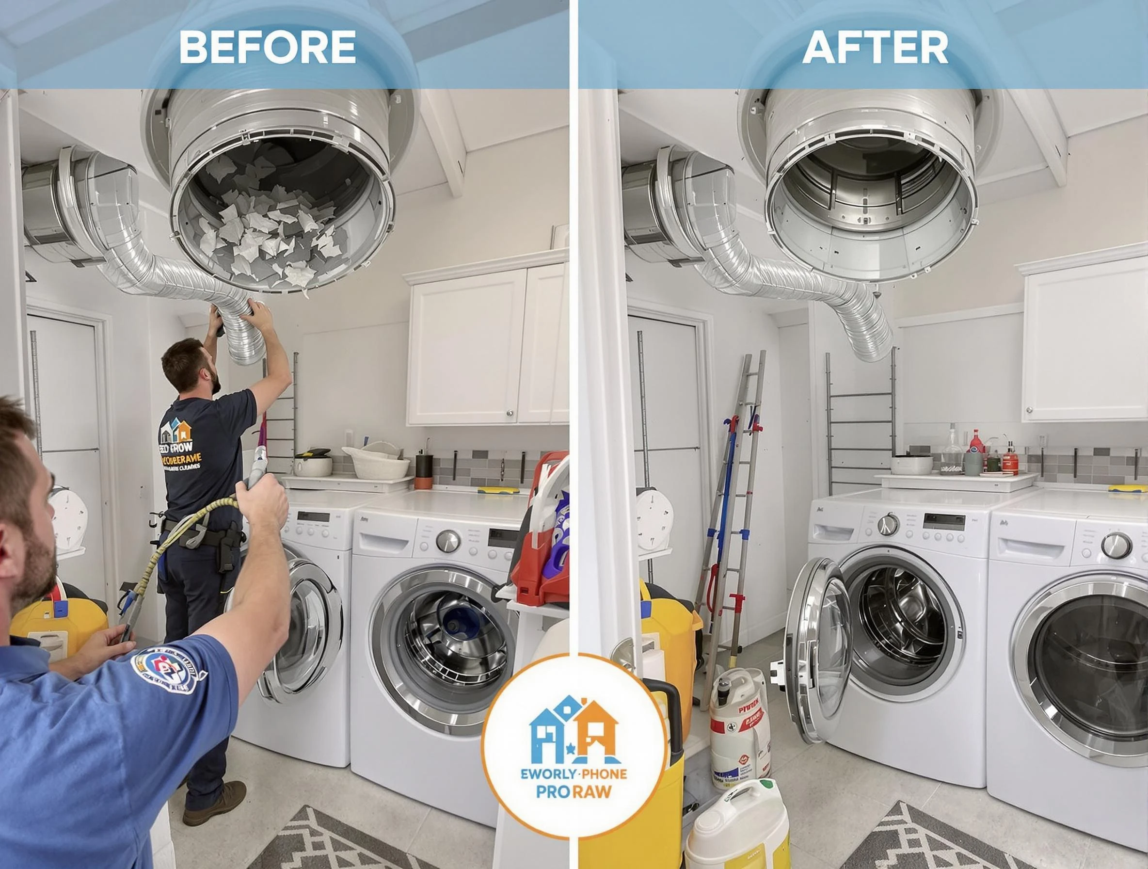 Residential dryer vent cleaning by Taunton Dryer Vent Cleaning in Taunton